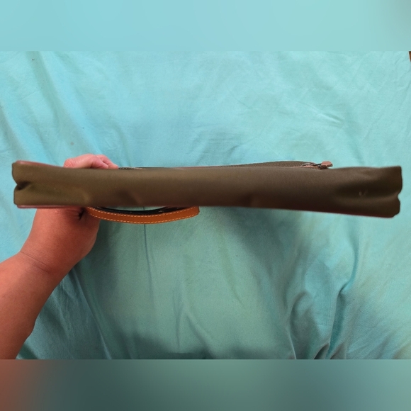 Dunhill Army Green Canvas Men's Bag - Picture 5 of 10